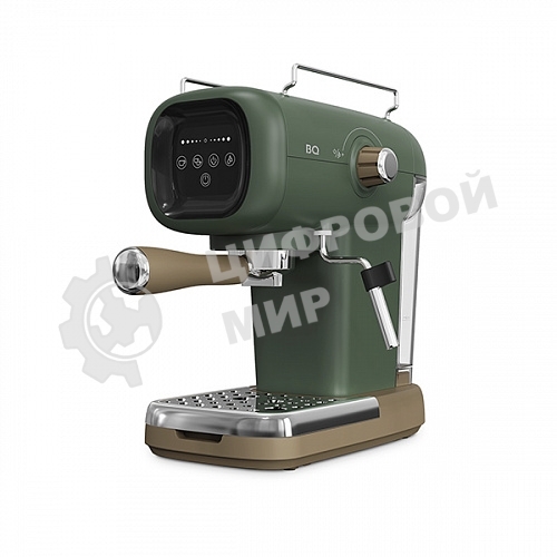 Кофеварка эспрессо BQ CM2005 зеленый, исп. кофе - молотый, 0.6 л, 1100 Вт, 20 бар
