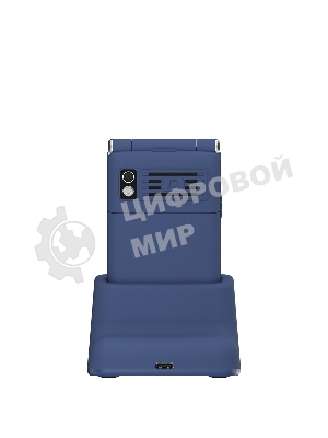 Мобильный телефон Maxvi E11ds синий/серебристый