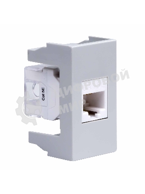 Розетка компьютерная DKC Viva 45138 RJ-45 кат.5E, 1 мод., серая