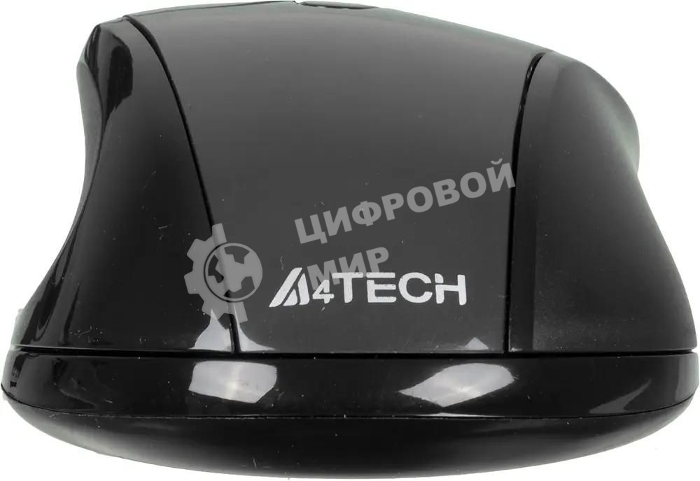 Мышь проводная A4Tech N-500F серый глянец/черный, 1200 dpi, USB, кнопки - 4