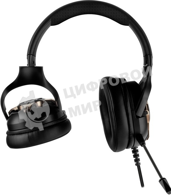 Наушники с микрофоном Sven AP-U1100MV черный 2.2м мониторные оголовье