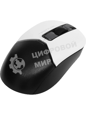 Мышь беспроводная A4Tech Fstyler FB12 белый/черный, 1200 dpi, радиоканал, Bluetooth, USB, кнопки - 3