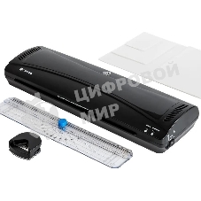 Ламинатор Heleos ЛМА3КН черный A3 (75-150мкм) 30 см/мин (2 вал.) хол.лам. лам.фото