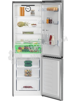 Холодильник Beko B3RCNK365HX нержавеющая сталь двухкамерный 368л морозилка снизу, No Frost