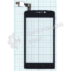 Сенсорное стекло (тачскрин) для Philips T539, черное