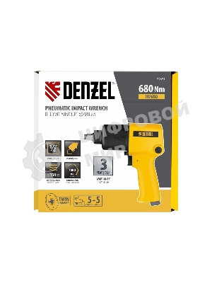 Ударный пневмогайковерт Denzel IW680, 1/2