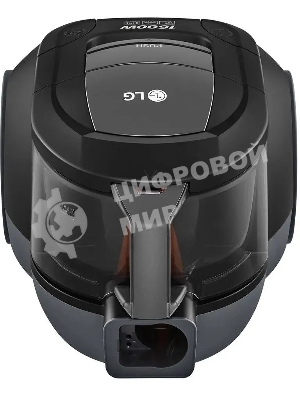 Пылесос LG VC5316NNTS серебристый/черный, 330/1600 Вт, уборка сухая, пылесборник контейнер 1.3 л