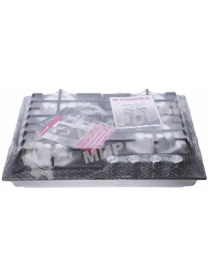 Газовая варочная панель Maunfeld EGHG.64.6CB/G, 4 конфорки, закаленное стекло, черный