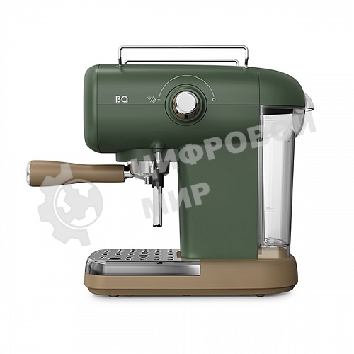 Кофеварка эспрессо BQ CM2005 зеленый, исп. кофе - молотый, 0.6 л, 1100 Вт, 20 бар