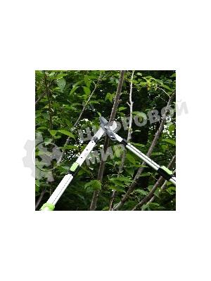 Сучкорез садовый телескопический усиленный облегченный Deli DL580423 630-870мм, макс. диаметр резки 25мм, сталь SK5, тефлоновое покрытие, прорезиненные рукоятки