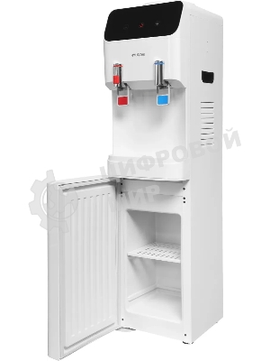 Кулер для воды Hyundai H-WD4231E, верхняя загрузка, нагрев 95 °С, охлаждение 10 °С, белый