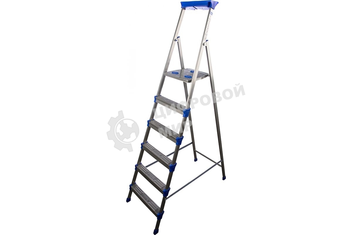 Стремянка НИКА СМ6, 6 широких ступеней