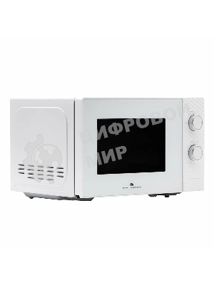 Микроволновая печь General Electronics GE-MS120W белый, 20 л, 700 Вт, переключатели - поворотный механизм