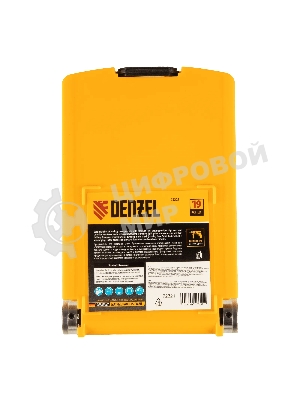 Набор сверл по металлу Denzel 1-10 мм, HSS-Tin, Golden Tip, 19 шт