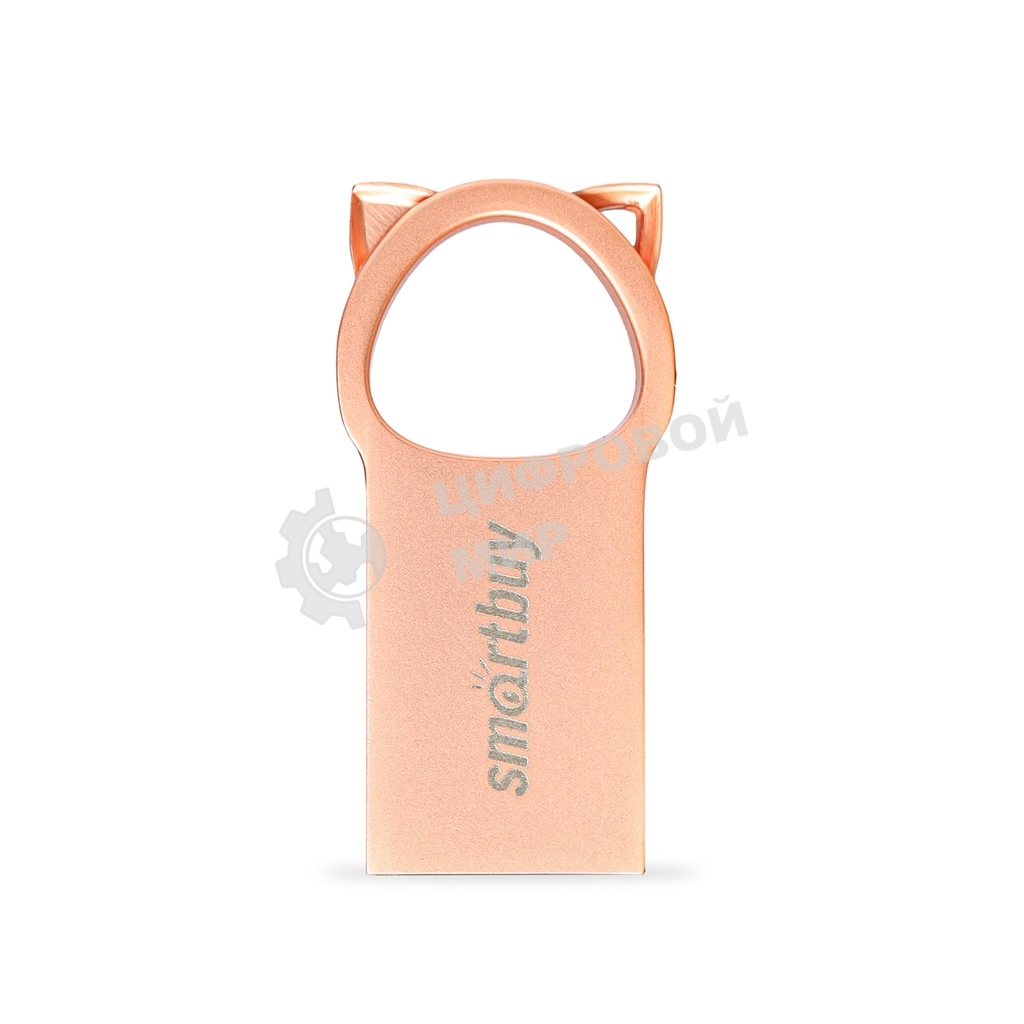 Флешка USB Smartbuy MC5 Metal Kitty (SB064GbMC5), 64Gb, USB 2.0, R/W 20/10, розовый