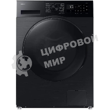 Стирально-сушильная машина Samsung WD90DG5G34BBLP черный, загрузка фронтальная 9 кг, 1400 об/мин., класс: A