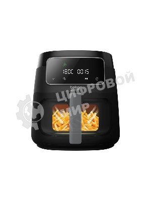 Аэрогриль Beko FRL 3374 B черный, 1750 Вт, 7.6 л, сенсор, 9 программ