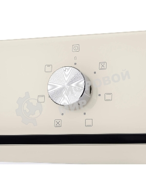 Шкаф духовой электрический Maunfeld EOEC516BG, встраиваемый, 51л, дверца с 2 стеклами, бежевый