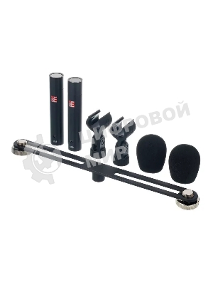 Микрофон конденсаторный sE Electronics SE8 OMNI PAIR подобранная пара, инструментальный, 20 Гц 20 кГц, максимальное звуковое давление: 126/136/146 дБ, всенаправленный, комплектация: 2 x микрофонных зажима (с резьбовыми адаптерами), 2 х ветрозащиты,