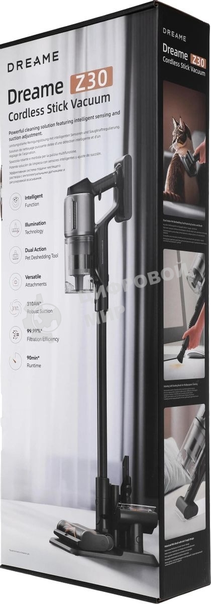 Беспроводной пылесос DREAME Z-Series Z30, 310Вт, черный