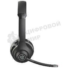 Гарнитура JLab Work Wireless Headset Gen 2 чёрный, беспроводная, Bluetooth/USB-C, до 45 ч, микрофон с шумоподавлением
