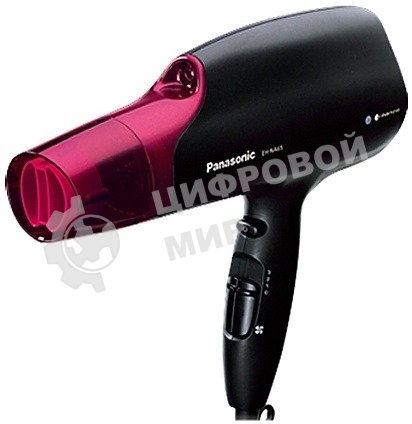 Фен Panasonic EH-NA65 черный/розовый, 2000 Вт, ионизация