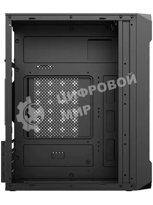 Корпус Bloody CC-129-BK, Mini-Tower, чёрный