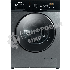 Стирально-сушильная машина Бирюса WMD-SM812/03 M металлик, загрузка фронтальная 8 кг, 1200 об/мин, класс: А+++