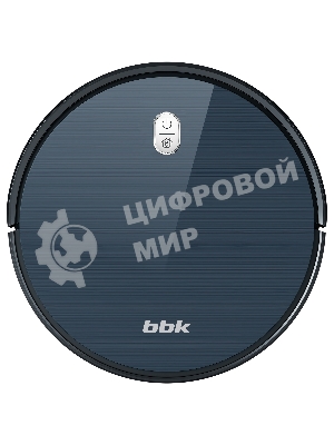 Робот-пылесос BBK BV3504 темный океан, 2600 мАч Li-Ion, уборка комбинированная, пылесборник контейнер 0.6 л
