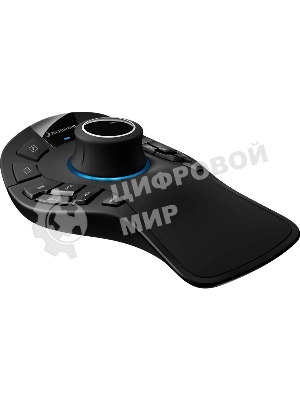 Мышь беспроводная/проводная 3DConnexion SpaceMouse Pro Wireless (3DX-700119) черный, радиоканал, Bluetooth, USB, кнопки - 15