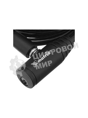 Замок тросовый универсальный с кодовым механизмом Matrix 10х950 мм