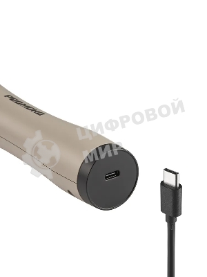 Расческа-выпрямитель для волос Redmond HS1741 бежевый/черный, 200 °C, 3 режима