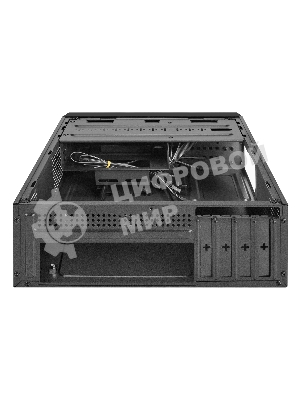 Компьютерный корпус Desktop ExeGate MI-208U2-M400 (mini-ITX/mATX, БП M400 с вент. 8см, 1хUSB+2хUSB 3.0, аудио, черный)