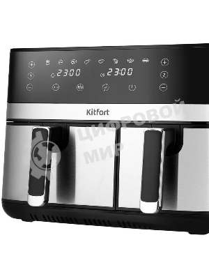 Аэрогриль Kitfort КТ-2261 черный, 2700 Вт, 8.2 л, сенсор, 8 программ