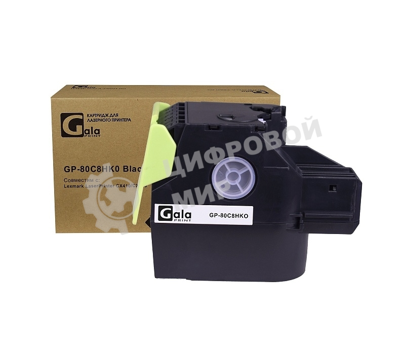 Картридж лазерный GalaPrint GP-80C8HK0 черный (4000 стр) для Lexmark LaserPrinter CX410/CX510