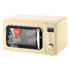 Микроволновая печь HARPER HMW-20ST04 CREAMY бежевый, 20 л, 700 Вт, переключатели - кнопки/поворотный механизм