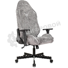 Кресло Бюрократ Knight N1 Fabric серый, ткань, 120 кг, механизм качания