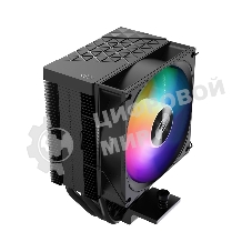 Кулер для процессора PCCooler R300 ARGB BK черный 92мм алюминий+медь 2200rpm 30db 4-pin 150W 133мм
