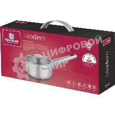 Ковш Rondell Modern RDS-1745, 0.9 л, с крышкой, сталь