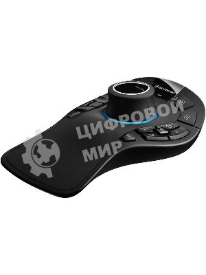 Мышь беспроводная/проводная 3DConnexion SpaceMouse Pro Wireless (3DX-700119) черный, радиоканал, Bluetooth, USB, кнопки - 15
