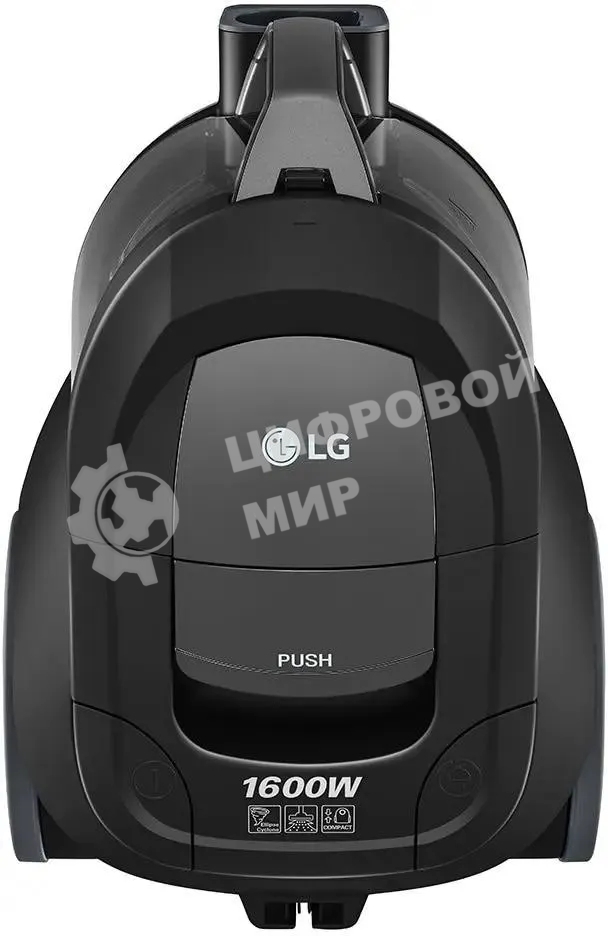 Пылесос LG VC5316NNTS серебристый/черный, 330/1600 Вт, уборка сухая, пылесборник контейнер 1.3 л