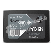 Накопитель SSD QUMO Novation 3D, 512Gb, SATA III, 2.5
