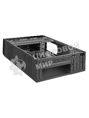 Компьютерный корпус Desktop ExeGate MI-208U2-M400 (mini-ITX/mATX, БП M400 с вент. 8см, 1хUSB+2хUSB 3.0, аудио, черный)
