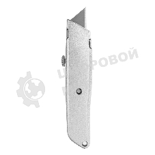 Универсальный нож с Т-образным лезвием Deli DL4260 19 мм, длина 153 мм, в комплекте 3 лезвия SK5, алюминиевый корпус