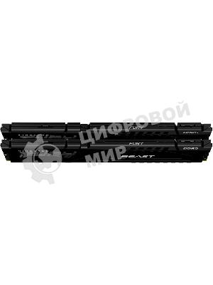 Оперативная память Kingston Fury Beast, DDR5, 64GB (1x64GB), 5600 MHz, CL40, с радиатором, чёрный