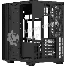 Компьютерный корпус Formula Crystal Z7 PA черный без БП ATX 5x120мм 1xUSB3.0 1xUSB3.1 audio bott PSU