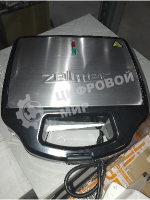 (Б/У) Сандвич мейкер ZELMER ZSM7900 3IN1 BLACK/INOX [Cм.описание!]