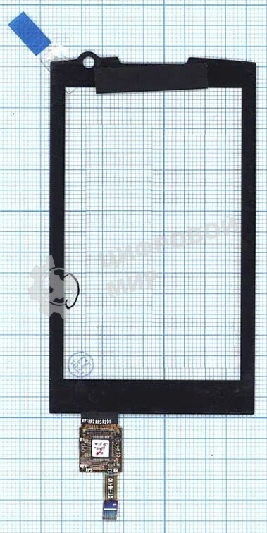 Сенсорное стекло (тачскрин) для Samsung M1 GT-I6410, черное