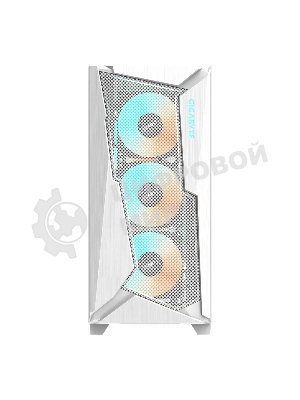 Компьютерный корпус Gigabyte C301 Glass White MidTower, ATX, USB-C x1, USB 3.0 x2, Audio I/O, GPU:400мм, Black, TG