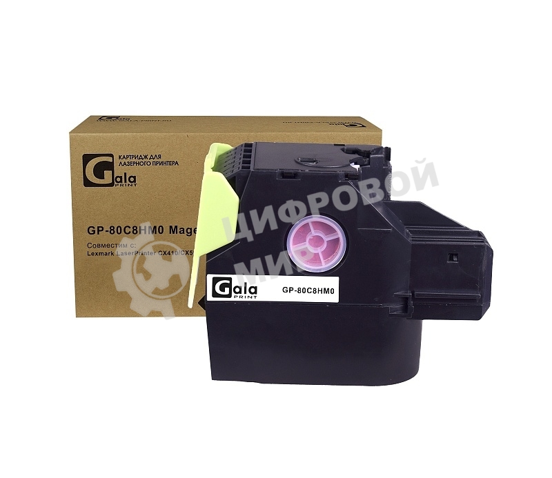 Картридж лазерный GalaPrint GP-80C8HM0 Magenta (3000 стр) для Lexmark LaserPrinter CX410/CX510